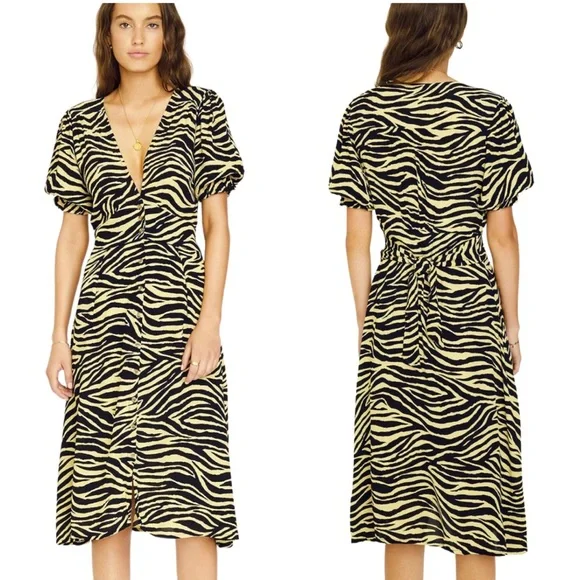 Faithfull the Brand Dresses Nwt Faithfull The Brand Rafa Zebra